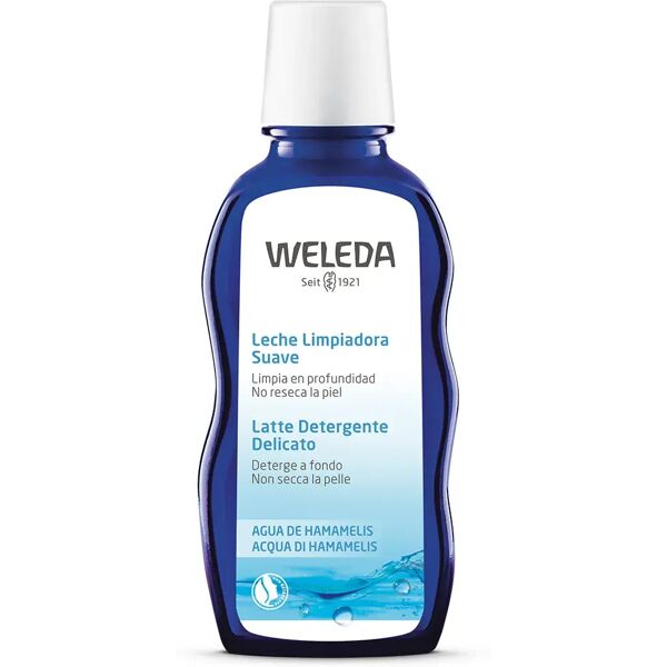 weleda latte detergente delicato all’ acqua di hamamelis - pelle normale o mista 100 ml