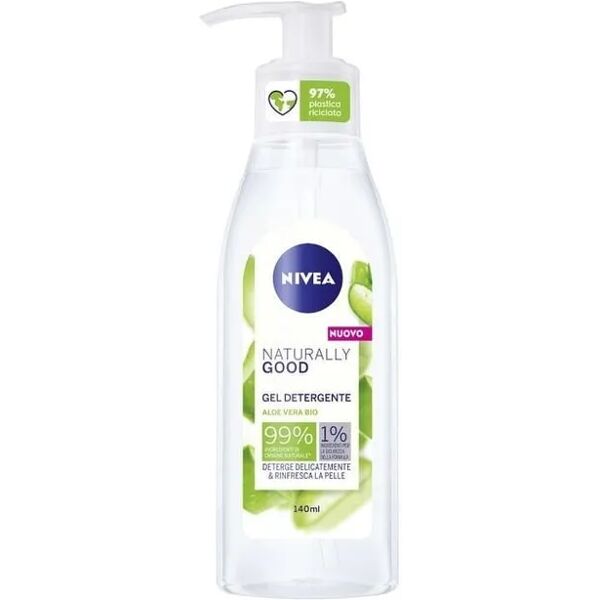 nivea naturally good gel detergente con aloe vera bio 140 ml