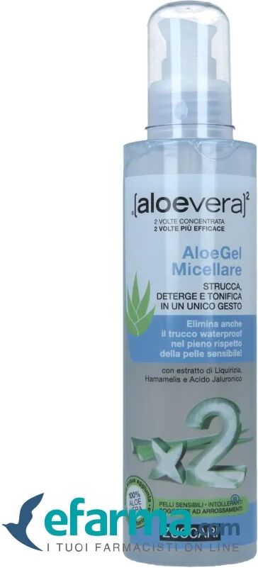 zuccari aloevera 2 aloegel micellare 200 ml