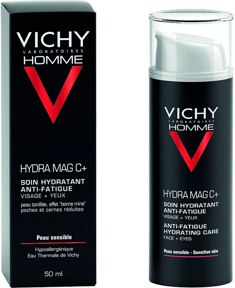 vichy homme hydra mag c+ trattamento idratante anti-fatica viso occhi 50 ml