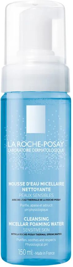 la roche posay physiological cleansers mousse d'acqua micellare detergente 150 ml