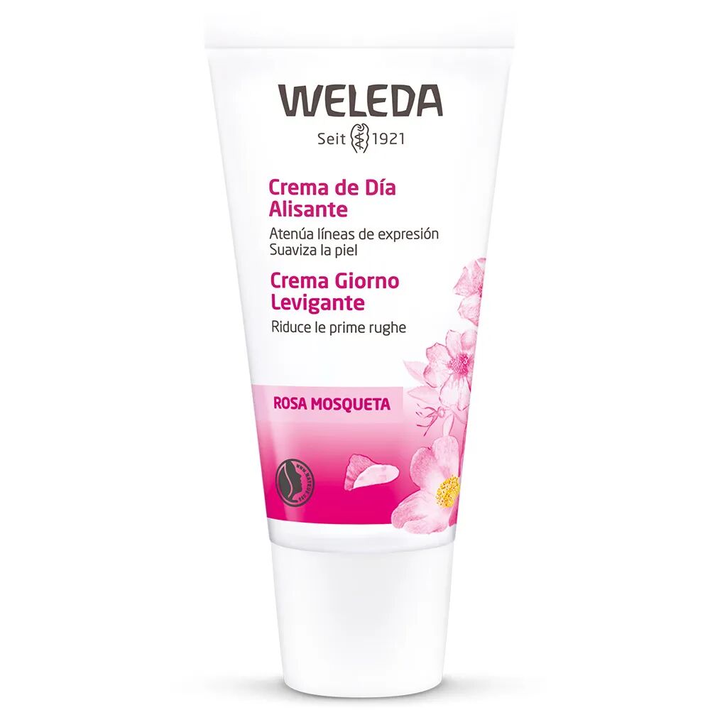 weleda crema giorno levigante alla rosa mosqueta 30 ml