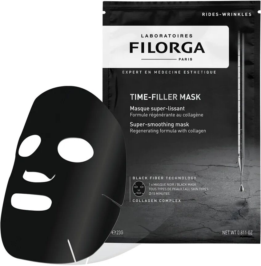 filorga time-filler mask maschera super levigante nera - effetto lifting immediato 1 pezzo