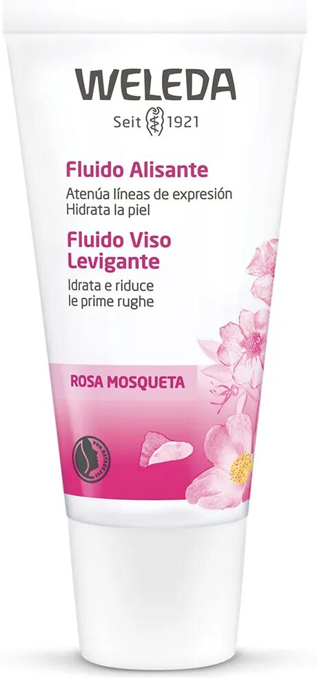 weleda fluido viso levigante alla rosa mosqueta 30 ml