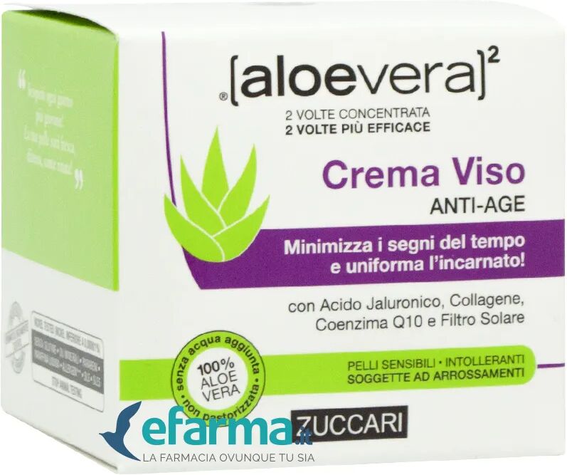 zuccari aloevera2 crema viso antiage 50 ml