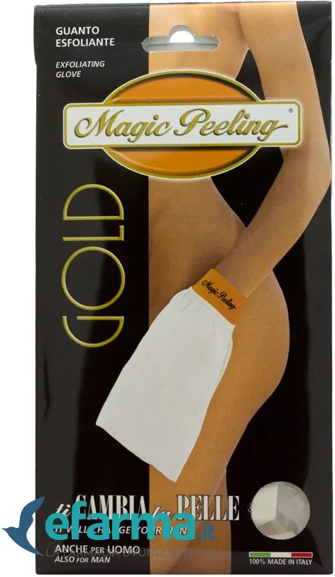 magic peeling gold guanto per scrub