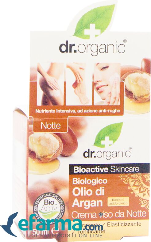 dr. organic argan crema viso da notte 50 ml