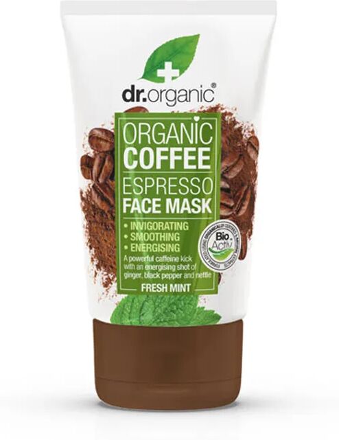 dr. organic coffee espresso maschera viso al caffé 125 ml