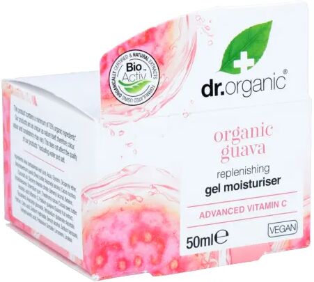 dr. organic guava gel viso idratante e illuminante 50 ml