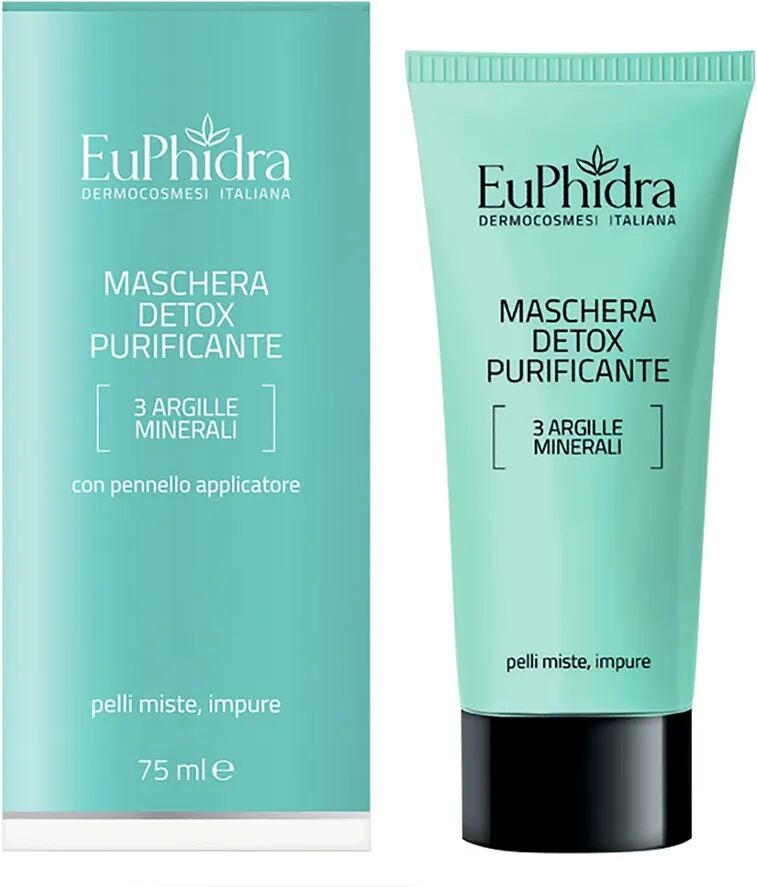 euphidra maschera detox purificante 3 argille minerali 75ml