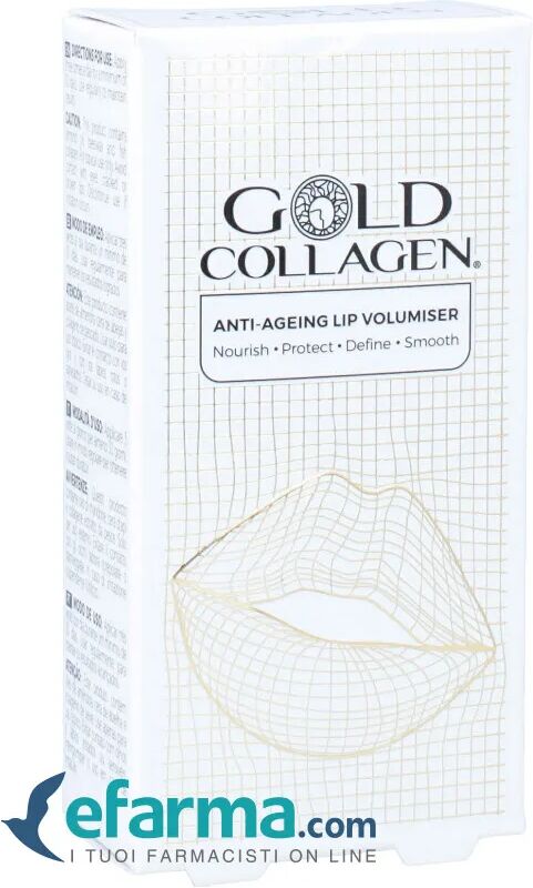 gold collagen anti-ageing lip volume stick labbra