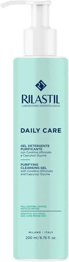 rilastil daily care gel detergente purificante pelle grassa 200 ml