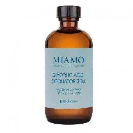 miamo total care glycolic acid exfoliator 3.8% esfoliante viso e corpo 120 ml