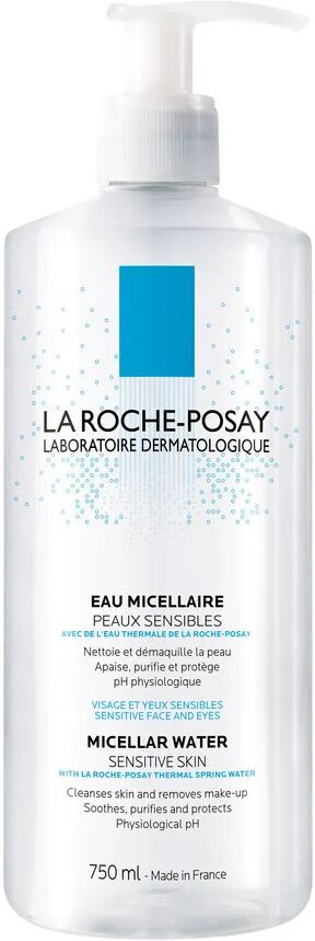 la roche posay physiological cleansers acqua micellare ultra pelle sensibile 750 ml