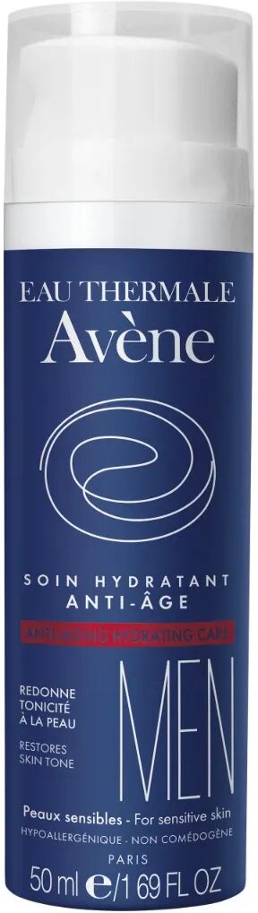 avène men eau thermale trattamento idratante anti-età 50 ml