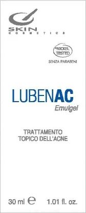 lubenac gel per trattamento anti acne 30 g