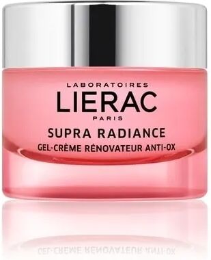 lierac supra radiance gel crema viso antietà antiossidante pelle normale e mista 50 ml