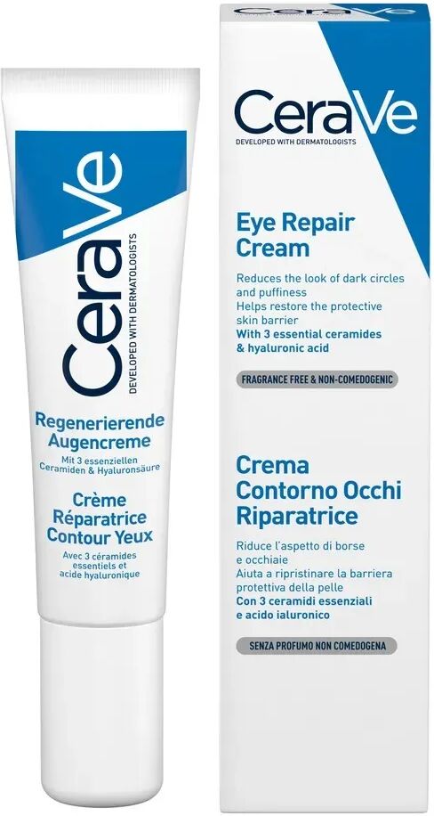 cerave crema contorno occhi riparatrice con acido ialuronico 15 ml