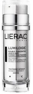 lierac lumilogie doppio concentrato giorno-notte viso contro le macchie 15+15 ml