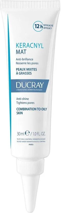 ducray keracnyl mat gel crema anti-lucido pelle mista e grassa 30 ml