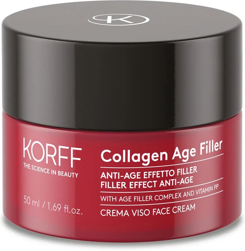 korff collagen age filler crema viso anti-age effetto filler 50 ml