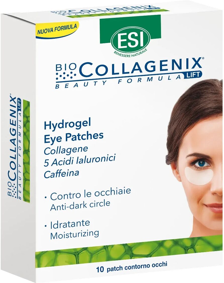 esi biocollagenix eye patches cerotti contorno occhi anti-occhiaie 10 pezzi