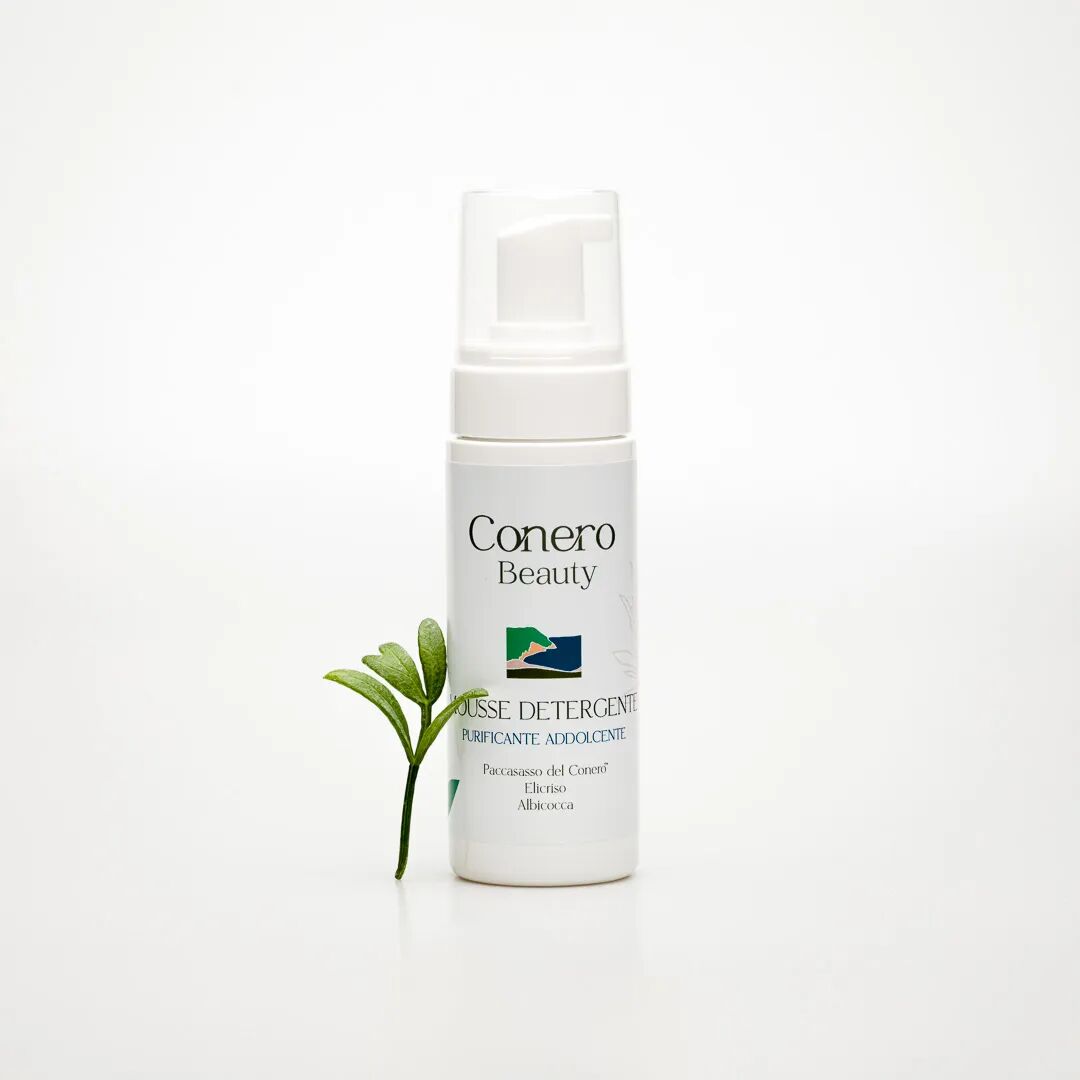 conero beauty linea essentials mousse detergente viso purificante e addolcente 150 ml