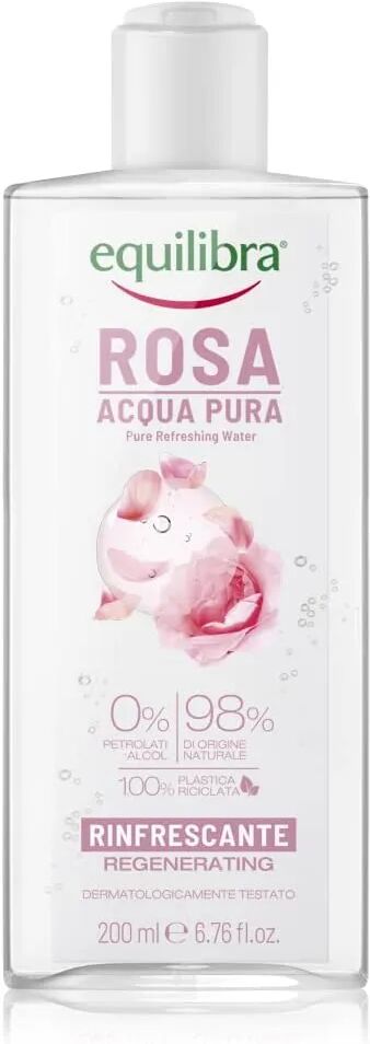 equilibra rosa ialuronica acqua pura viso trattamento rinfrescante 200 ml