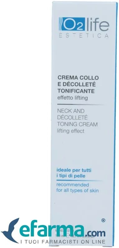 o2life crema tonificante collo e décolleté 100 ml