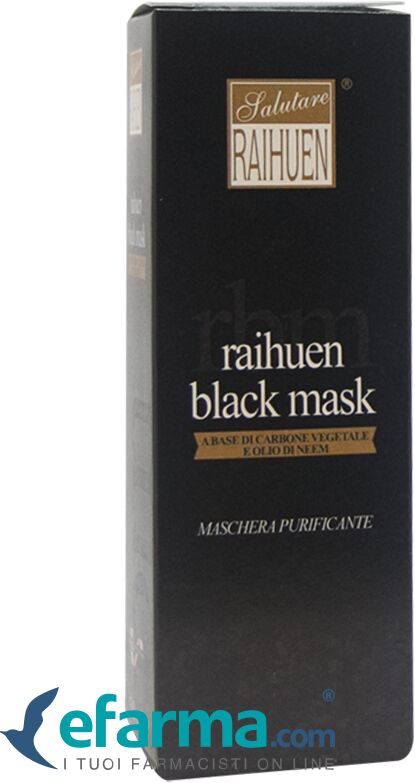 raihuen black mask maschera viso 50 ml