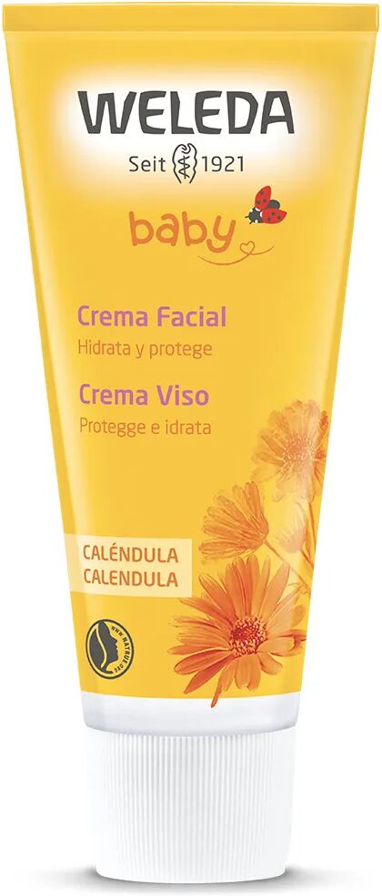 weleda baby calendula crema viso protettiva idratante 50 ml