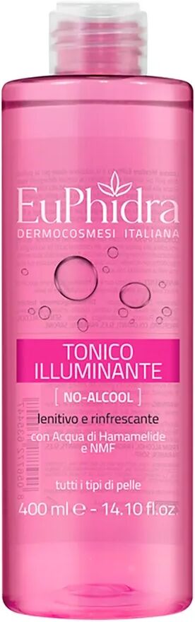 euphidra tonico illuminante, lenitivo e rinfrescante 400 ml