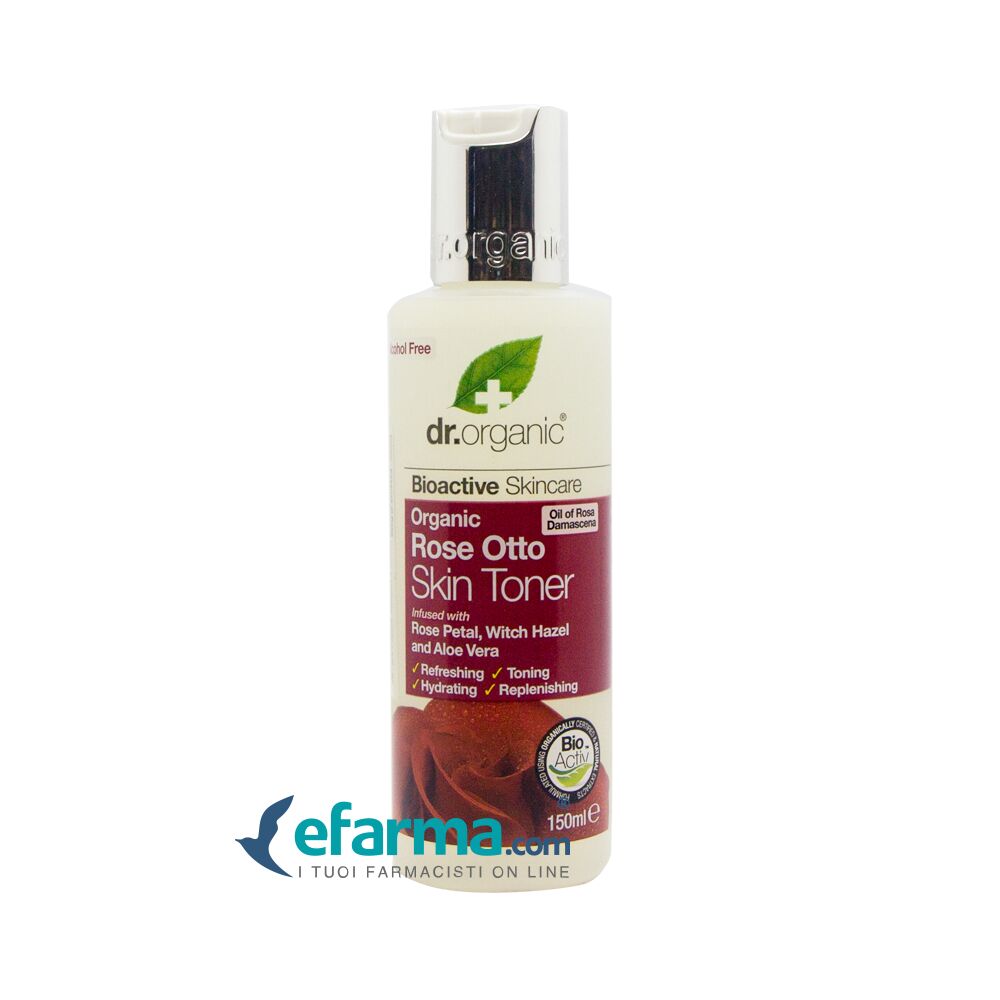 dr. organic rose otto tonico viso 150 ml