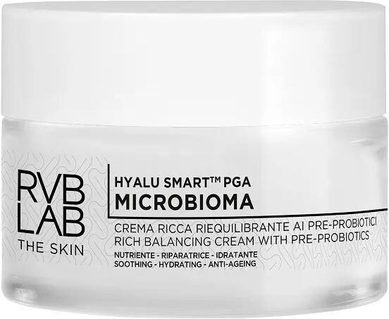 rvb lab rvblab microbioma crema ricca riequilibrante ai prebiotici 50 ml