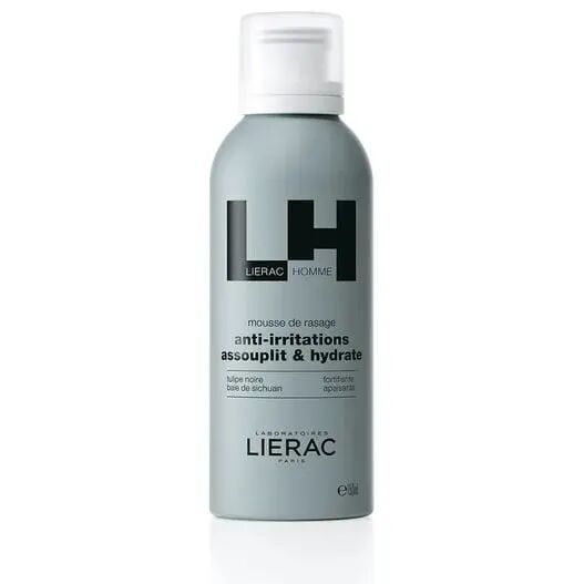 lierac homme schiuma da barba anti-irritazione idratante lenitiva 150 ml