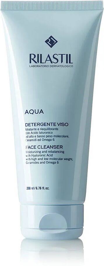 rilastil aqua detergente viso idratante riequilibrante 200 ml