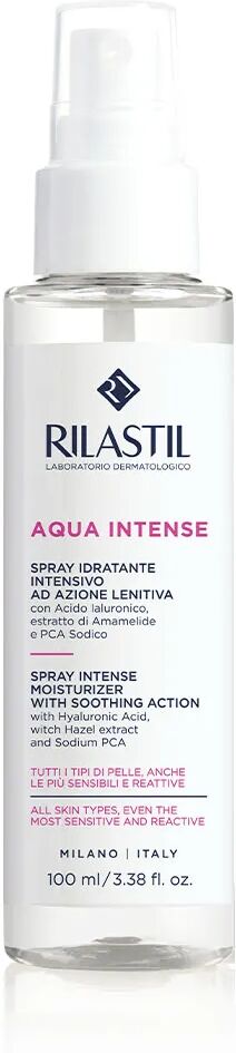 rilastil aqua intense spray idratante intensivo viso 100 ml