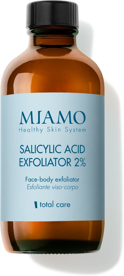 miamo total care salicylic acid exfoliator 2% esfoliante viso corpo 120 ml