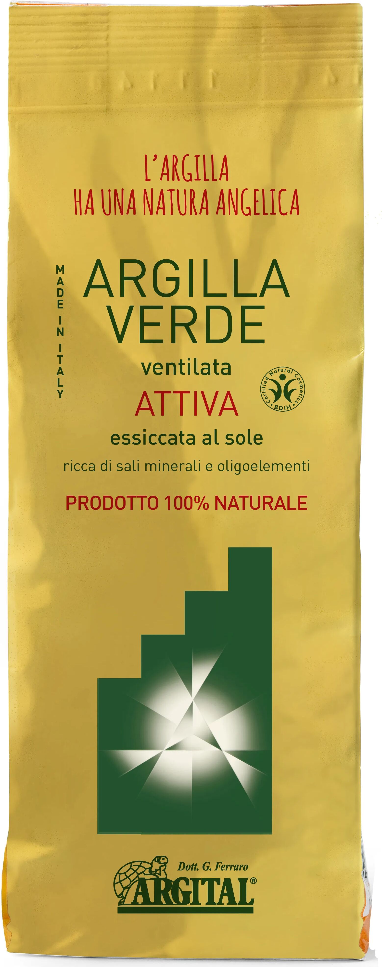 argital argilla verde ventilata attiva 500 g