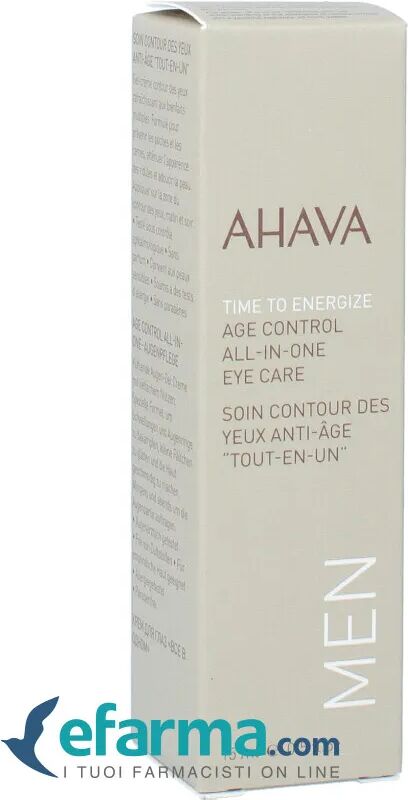 Ahava Men Age Control Crema Contorno Occhi 15 ml