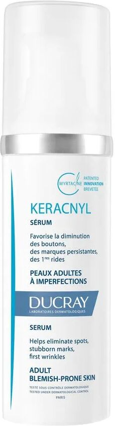 Ducray Keracnyl Siero Donna Antirughe Pelle con Imperfezioni 30 ml