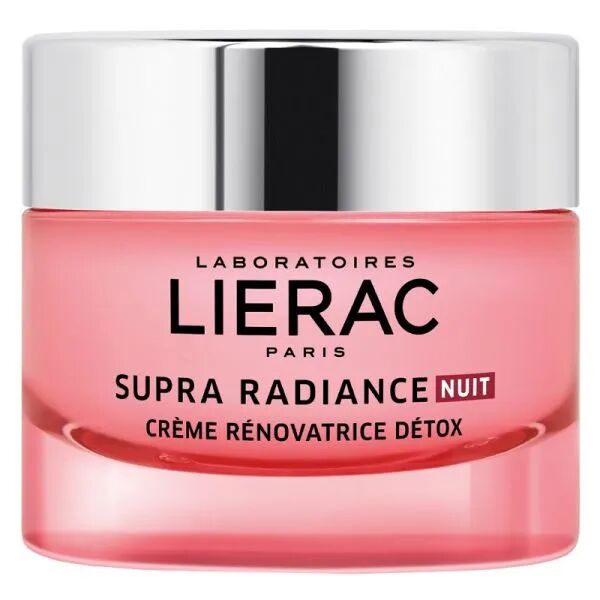 Lierac Supra Radiance Crema Viso Detox Antietà Rinnovatrice Notte 50 ml