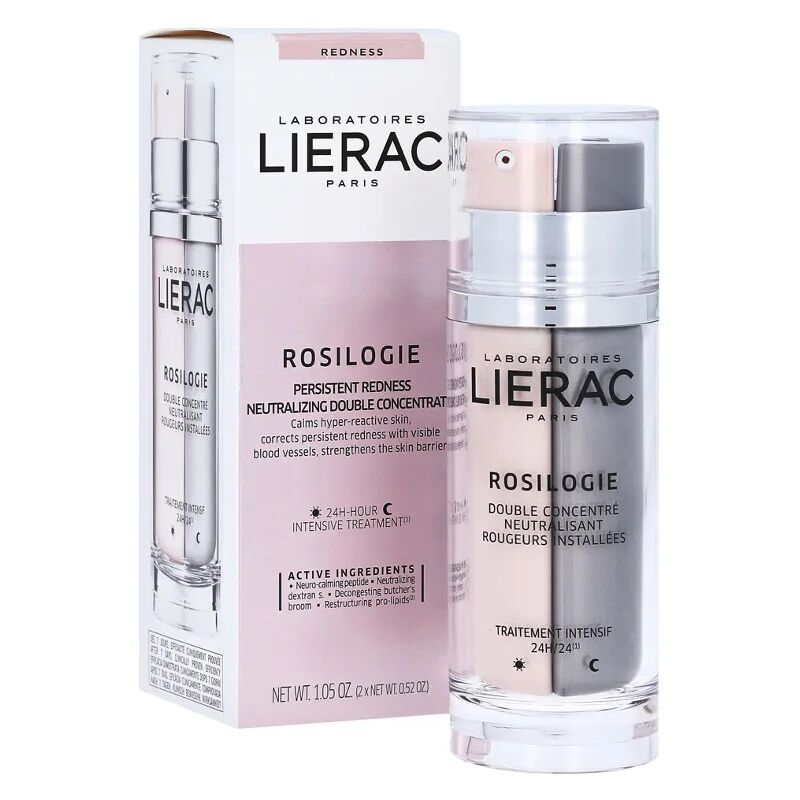 Lierac Rosilogie Doppio Concentrato Giorno-Notte Contro I Rossori Del Viso 15+15 ml