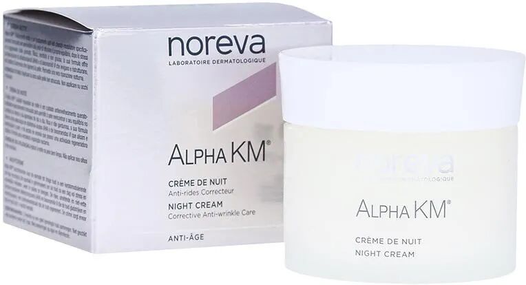 Noreva Alpha KM Crema Notte Trattamento Riparatore Anti-età 50 ml