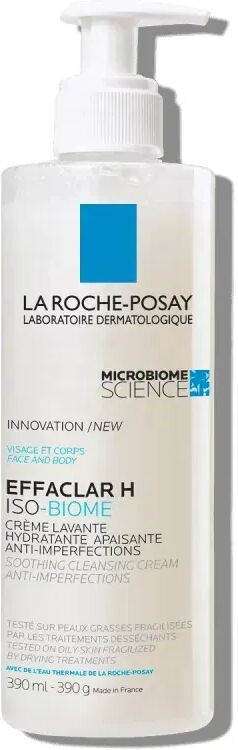 La Roche Posay La Roche-Posay Effaclar H Iso-Biome Crema Detergente Lavante 400ml