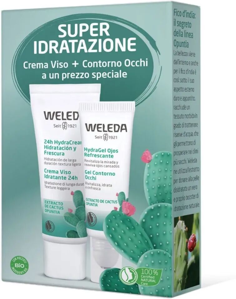 Weleda Super Idratazione Crema Viso 30 ml + Gel Contorno Occhi 10 ml