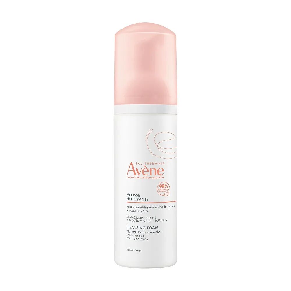 Avène Eau Thermale Les Essentiels Mousse Opacizzante Detergente, Pelle Sensibile Mista 150 ML