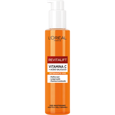 L'Oréal Paris L’Oreal Paris Revitalift Detergente Viso con Vitamina C + Acido Salicilico 150 ml L'Oréal Paris L’Oreal Paris Revitalift Detergente Viso con Vitamina C + Acido Salicilico 150 ml