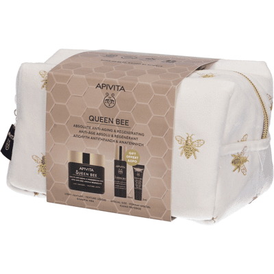Apivita Cofanetto Regalo Queen Bee con Crema Viso Antirughe Texture Leggera 50ml + Mini Siero Anti-età e Ridensificante 10ml + Mini Crema Contorno Occhi Antietà e Rivitalizzante 5ml Apivita Cofanetto Regalo Queen Bee con Crema Viso Antirughe Texture Leggera 50ml + Mini Siero Anti-età e Ridensificante 10ml + Mini Crema Contorno Occhi Antietà e Rivitalizzante 5ml