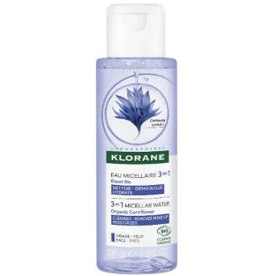 Acqua Micellare Bio di Klorane - Fiordaliso - 100ml Acqua Micellare Bio di Klorane - Fiordaliso - 100ml